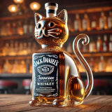 Carafe à Whisky en Forme de Chat