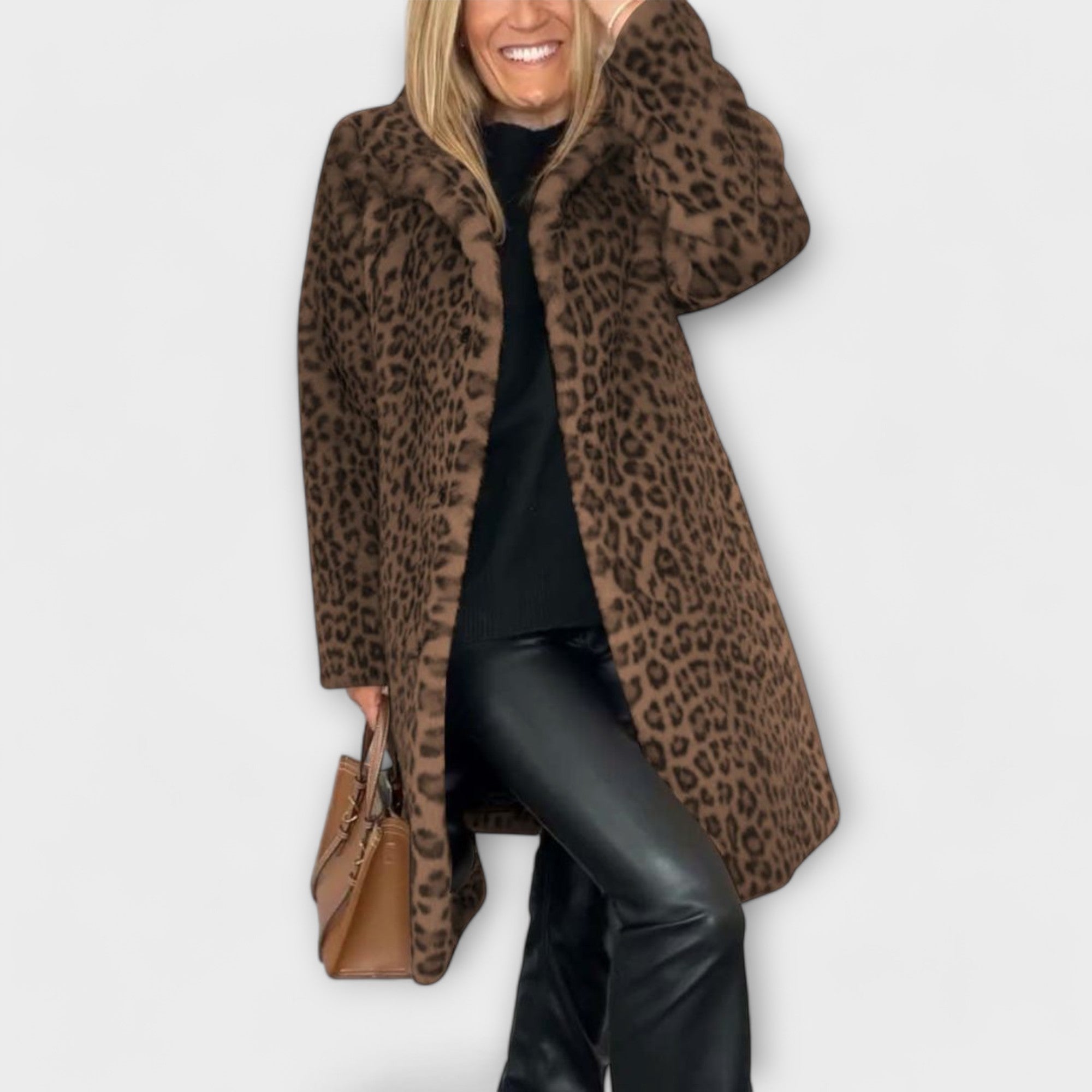 Jessica - Leopard Print Coat