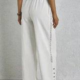 Shania - Relaxed Button Trousers