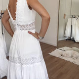 Circe - Lace Camisole Dress with V-Neck