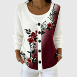 Comfortable Buttoned Knit Cardigan