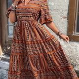 Joraine - Fluid Ethnic Dress