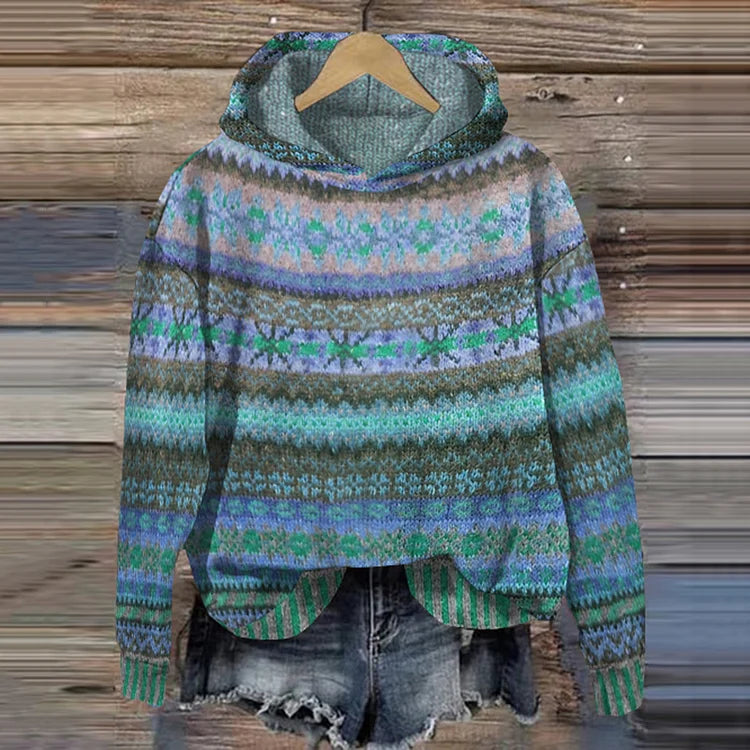 Gaby | Retro Ethnic Sweatshirt