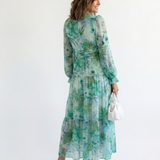 Camille | Maxi Floral Dress with Long Sleeves