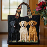Handgefertigte Tasche - Drei Labradors