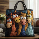 Handgemachte Tasche - Lustige Ponys