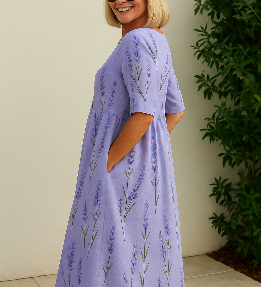 RELAXED MIDI DRESS LUNA