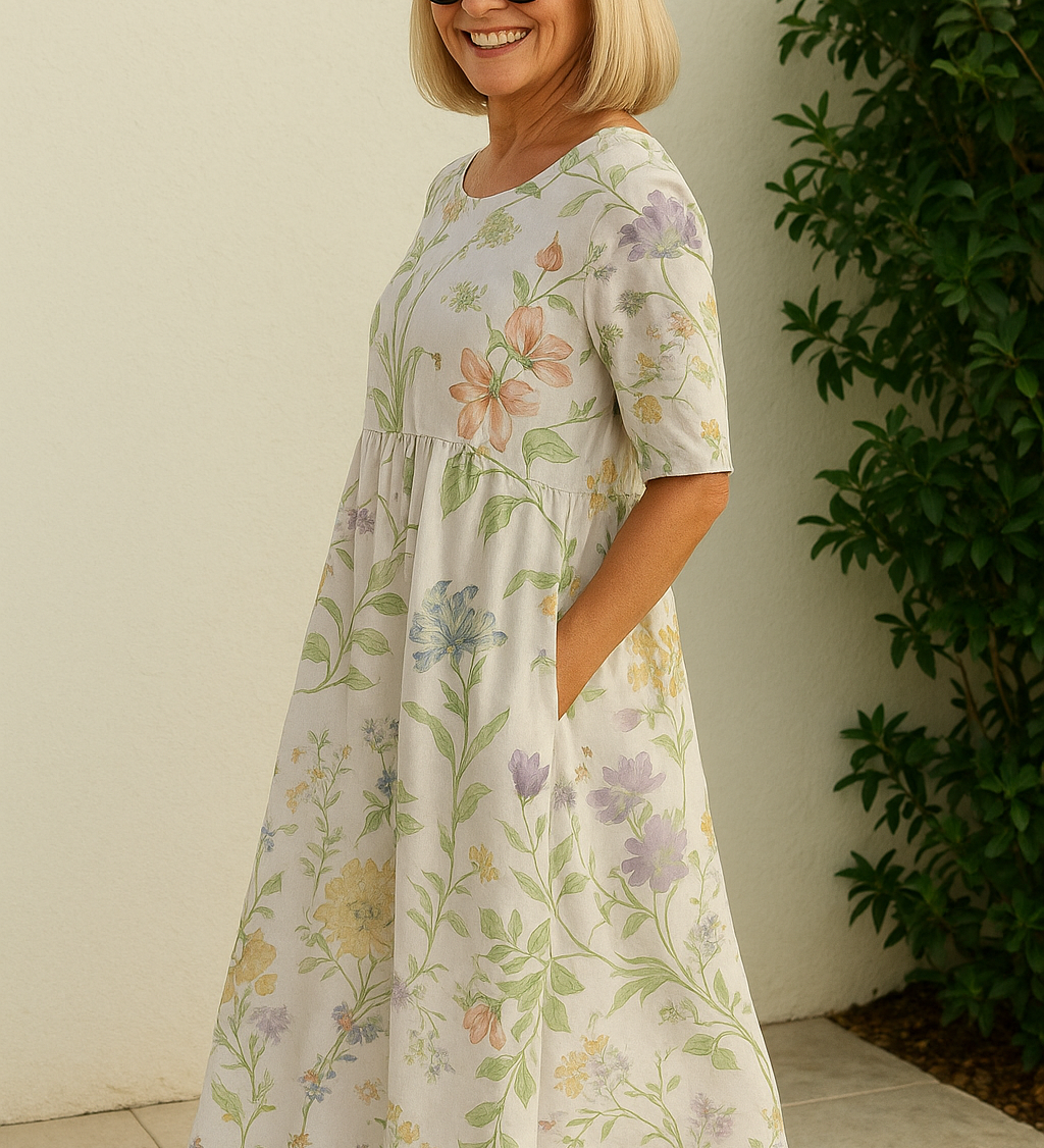RELAXED MIDI DRESS LUNA