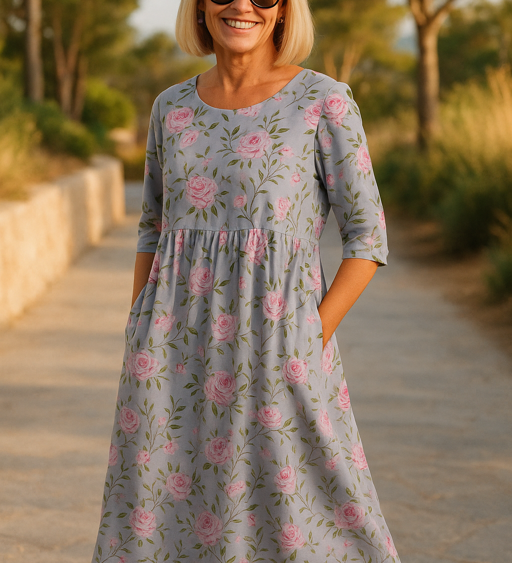 RELAXED MIDI DRESS LUNA