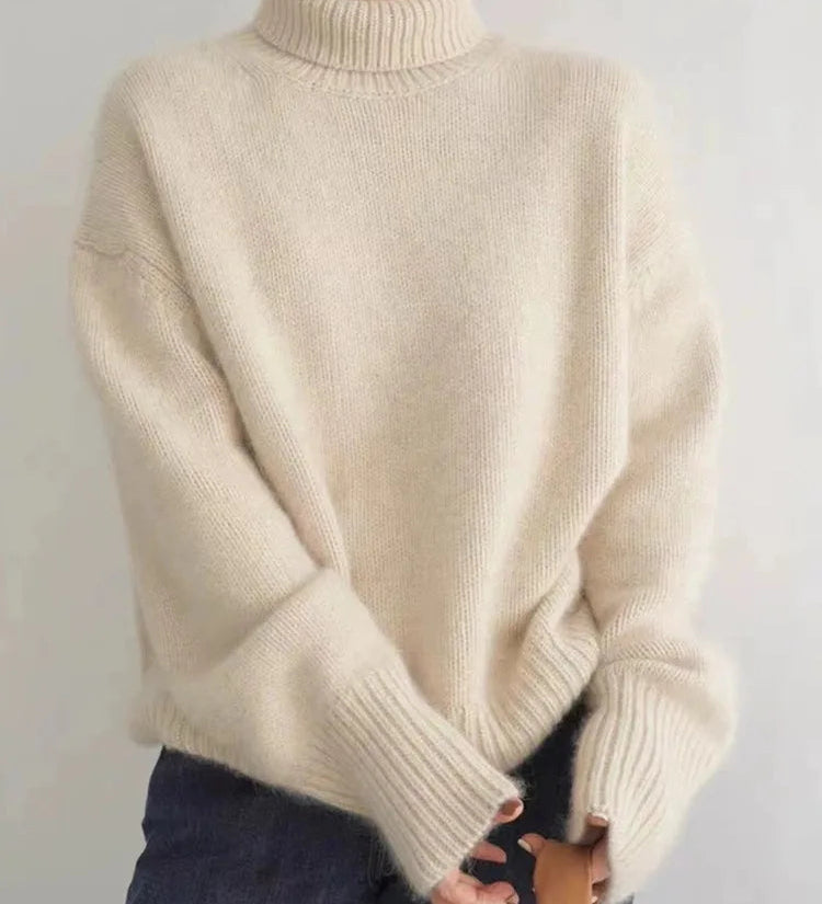 Amaya | Luxurious Cashmere Roll Neck Jumper