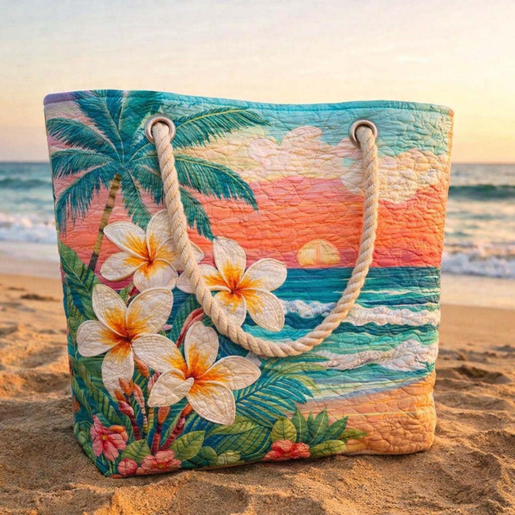 Handgefertigte Strandtasche | Tropischer Geist