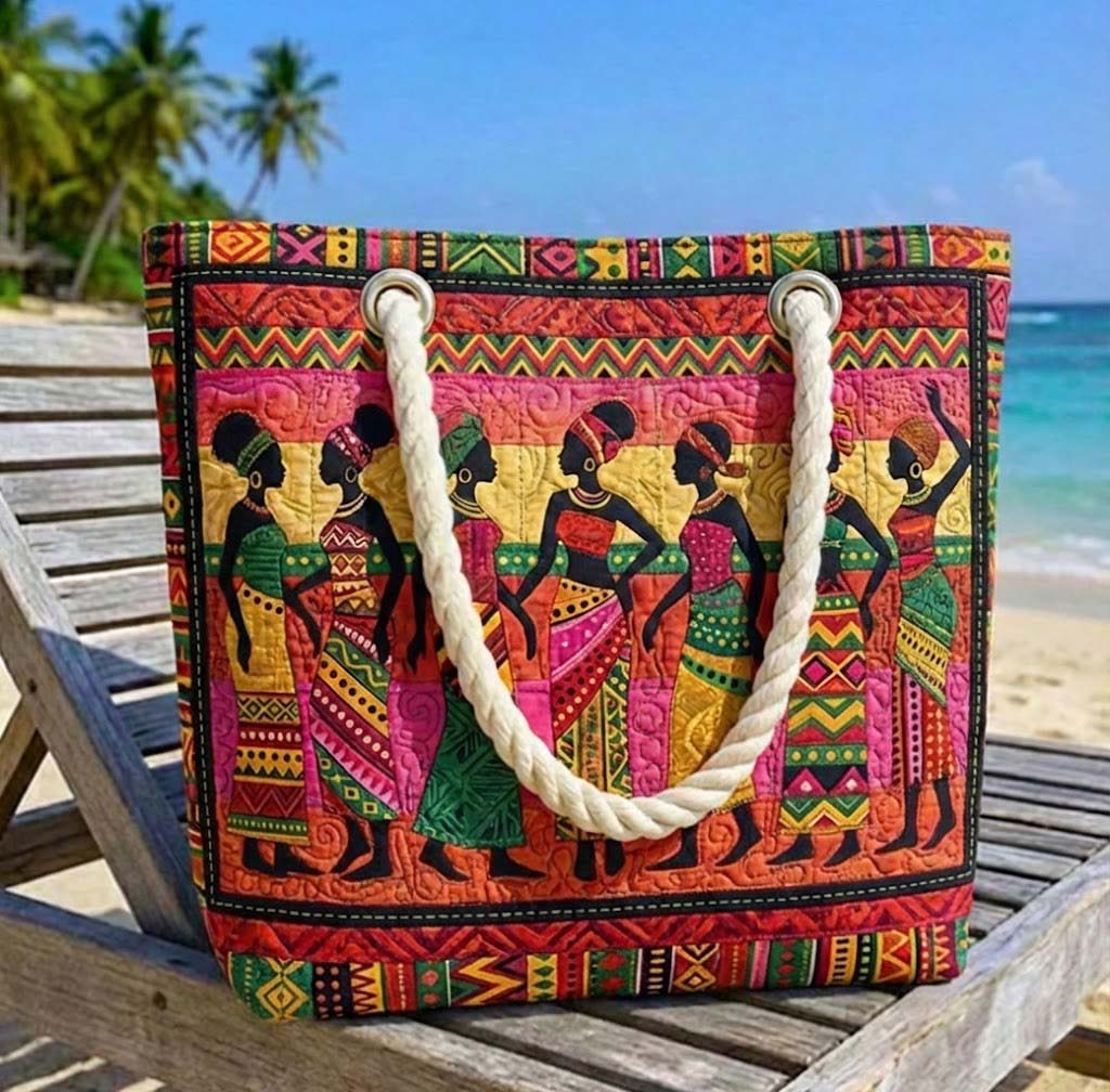 Handgefertigte Strandtasche | Reines von Melanin