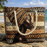 Handgefertigte Strandtasche | Königin der Melanin