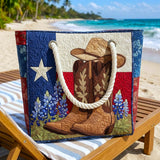 Handgefertigte Strandtasche | Stolz von Texas