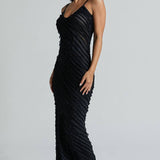 Solvi | Elegant Black Dress
