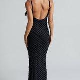 Solvi | Elegant Black Dress