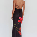 Svala | Strapless Floral Dress
