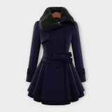 Ema - Elegant Coat with Fur