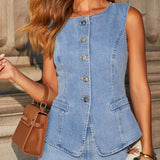 Felicia | Elegant Denim Set