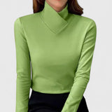 Clair | Elegant High Neck Jumper