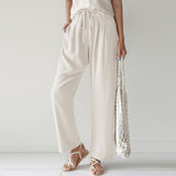 Vara - Relaxed Fit Trousers with Drawstring