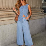 Felicia | Elegant Denim Set