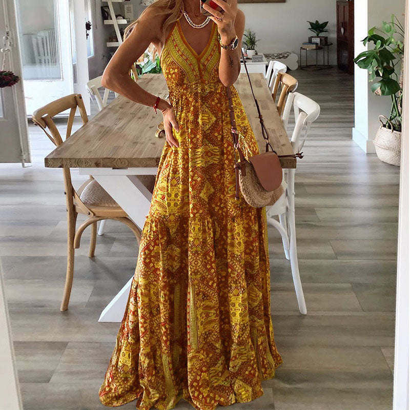 Gweneth - Sleeveless Boho Dress