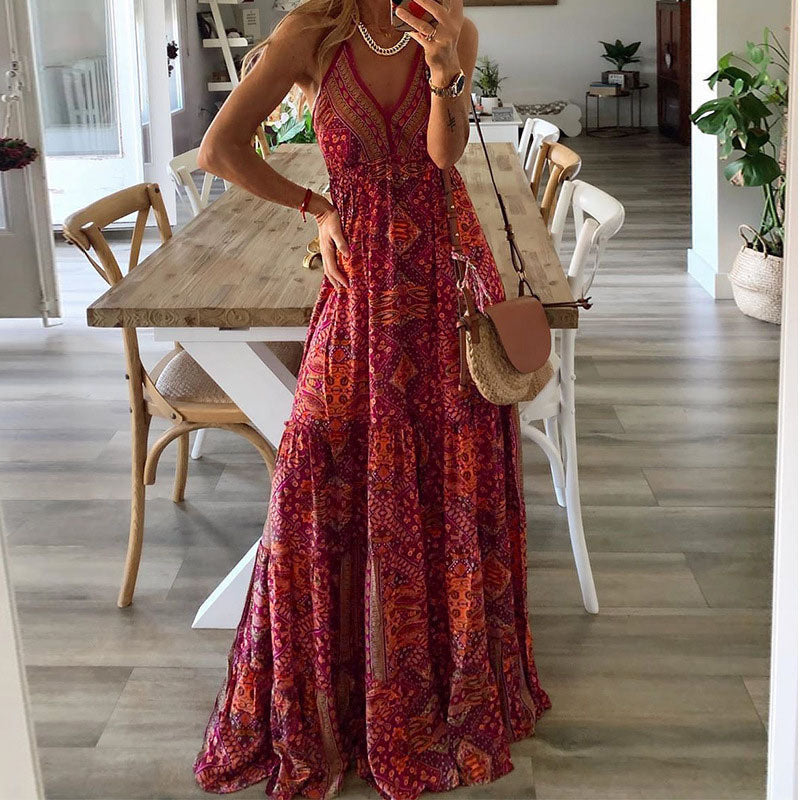 Gweneth - Sleeveless Boho Dress