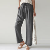 Vara - Relaxed Fit Trousers with Drawstring
