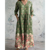 ELEANOR | VINTAGE FLORAL MAXI DRESS
