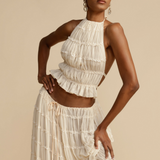 WENDY - Strappy Top and Skirt Set
