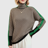 Eleanor | Luxe Herringbone High Neck