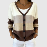 Comfortable Buttoned Knit Cardigan