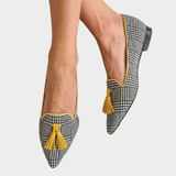 Odessie - Modern Checked Moccasin