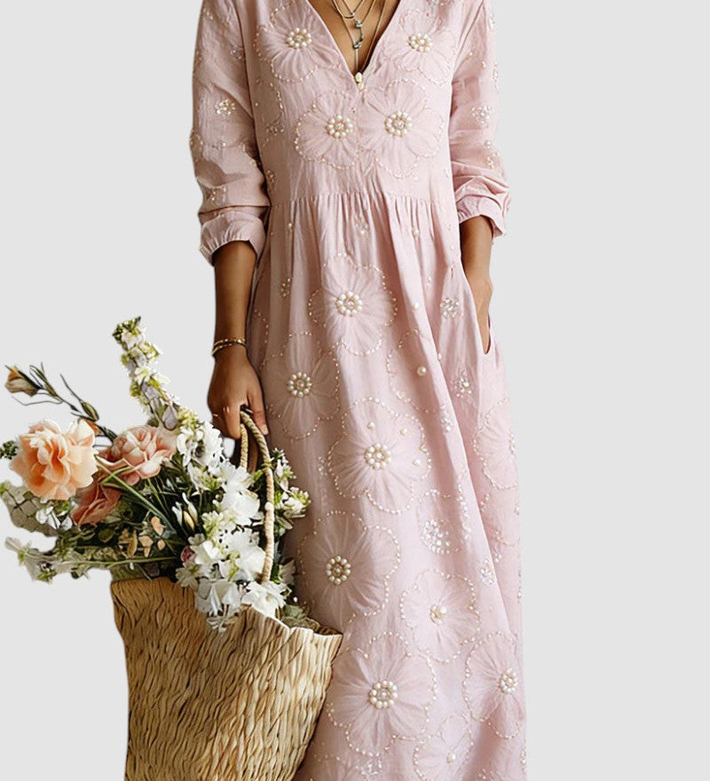 LENA | MIDI FLORAL DRESS