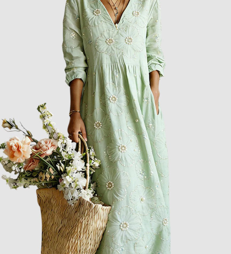 LENA | MIDI FLORAL DRESS