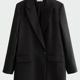 Oversized Coat with Modern Lines