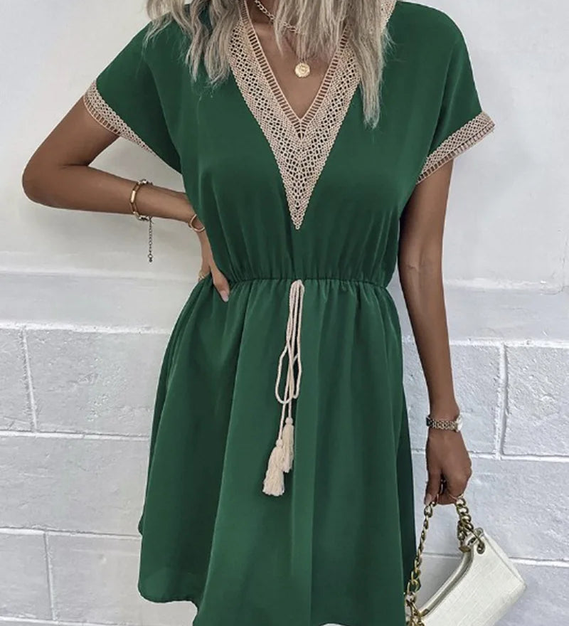 Sabrina - Elegant Bohemian Dress