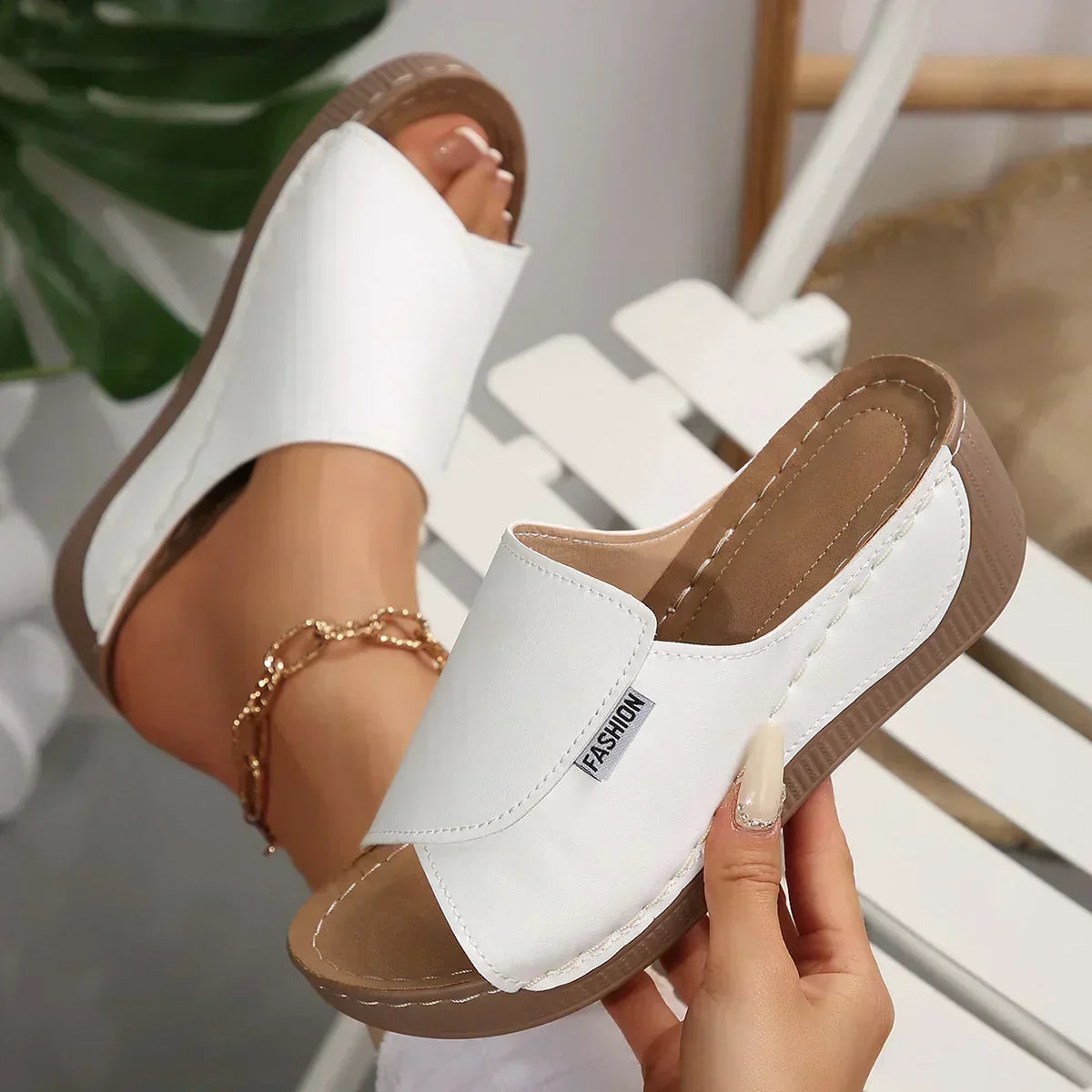 Rumi - Wedge Heel Orthopaedic Sandals