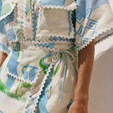 Solene - Chic Patchwork Set