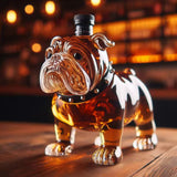 Whisky-Karaffe in Bulldoggenform