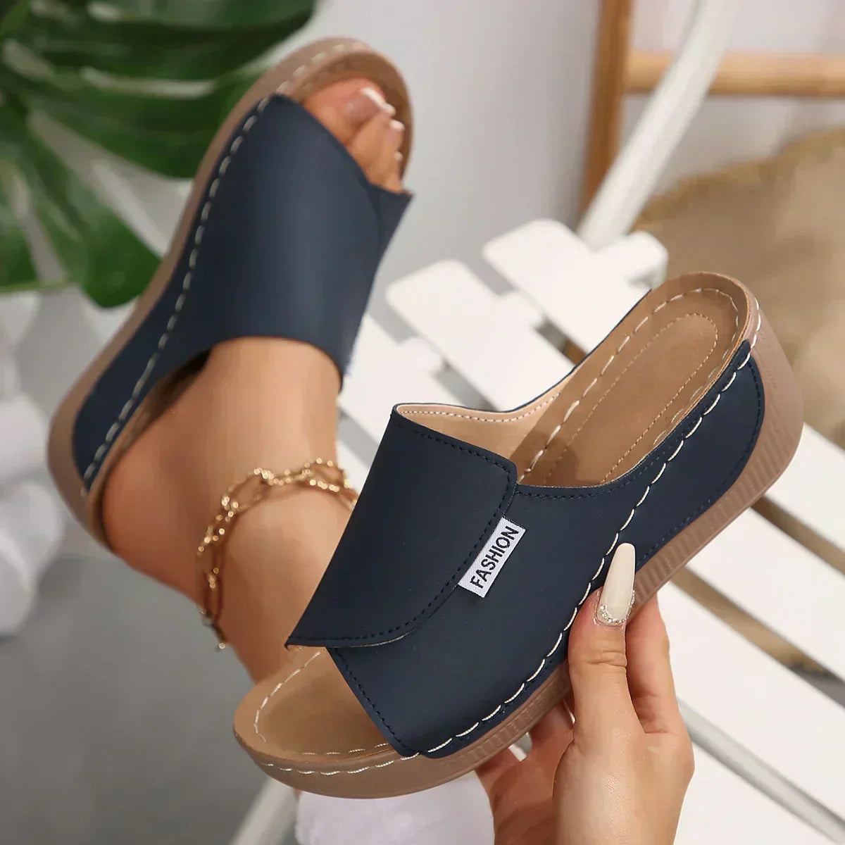 Rumi - Wedge Heel Orthopaedic Sandals