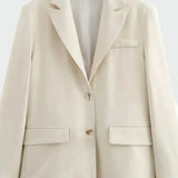 Oversized Coat with Modern Lines