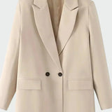 Oversized Coat with Modern Lines