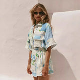 Solene - Chic Patchwork Set