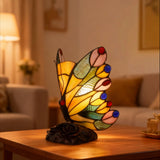 Gelbe Mosaikfederlampe