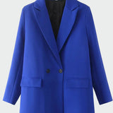 Oversized Coat with Modern Lines