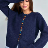 Nicole - Cardigan with Button Detail