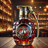 Carafe à whisky en forme de grenade Marines