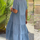 Bexley - Casual Summer Dress with V-Neck